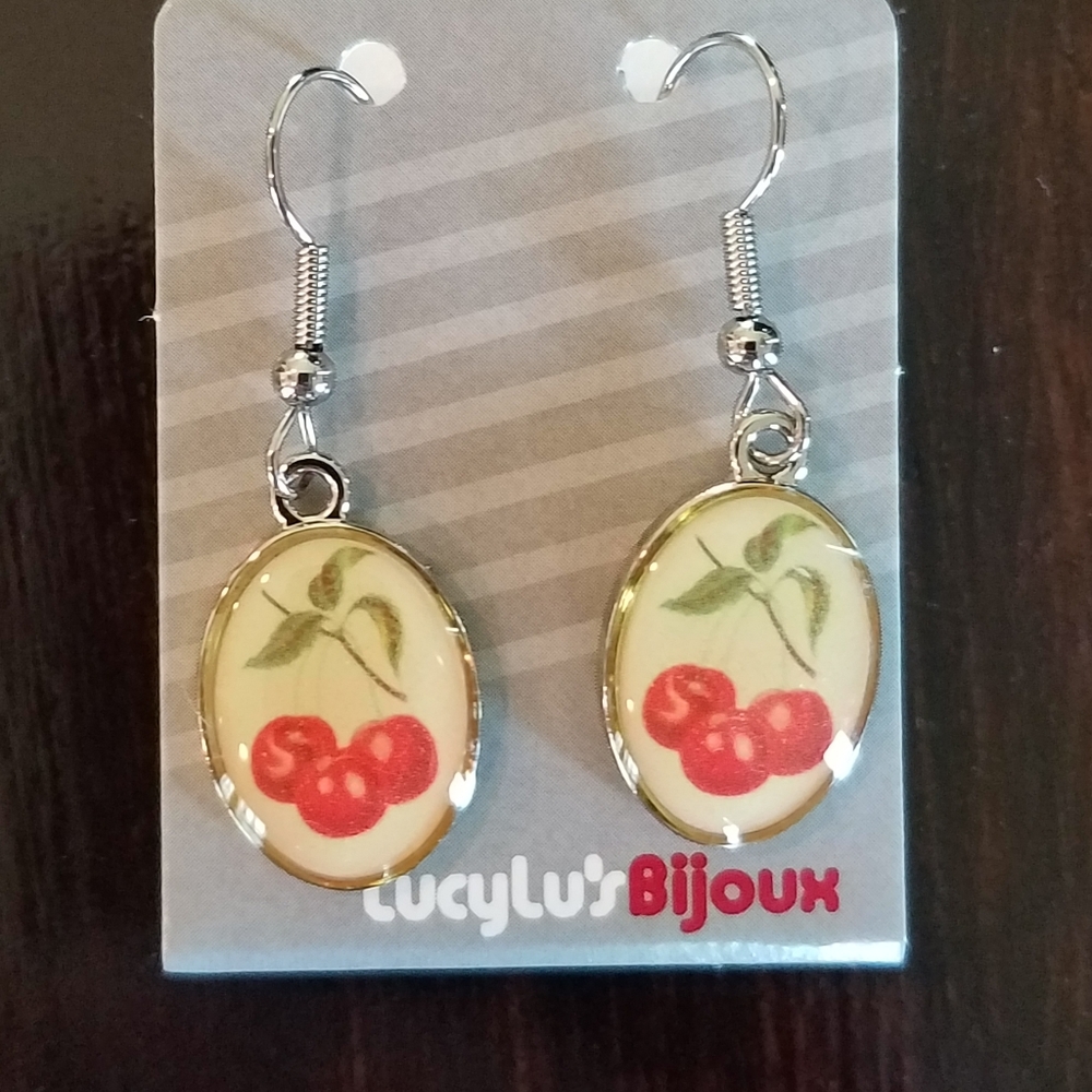 Cherries! Handcrafted earrings